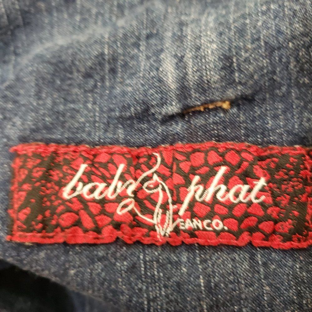 Baby Phat High Rise Button Denim Capri Size 3 - Picture 8 of 11